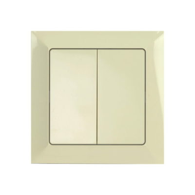 Series switch with frame- beige